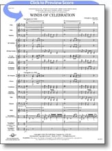 Winds of Celebration Concert Band sheet music cover